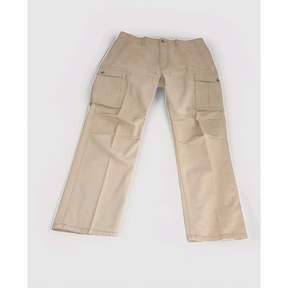 Levis 12462 Pants Mens 34 x 32 Ace Military Cargo Tan Beige Baggy Y2K